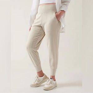 Athleta Venice Abalone Cream Athleisure Travel Jogger Pants Women’s Plus Size 3X